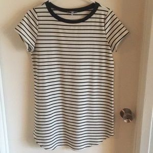 Stripped t shirt dress